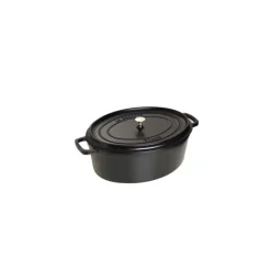 Cocotte En Fonte*STAUB Cocotte Fonte Ovale 33 cm Noir Mat 6,7 L