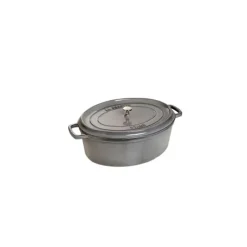 Cocotte En Fonte*STAUB Cocotte Fonte Ovale 33 cm Gris Graphite 6,7 L