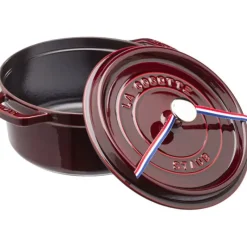 Cocotte En Fonte*STAUB Cocotte Fonte Ronde 24 cm Grenadine Majolique 3,8 L