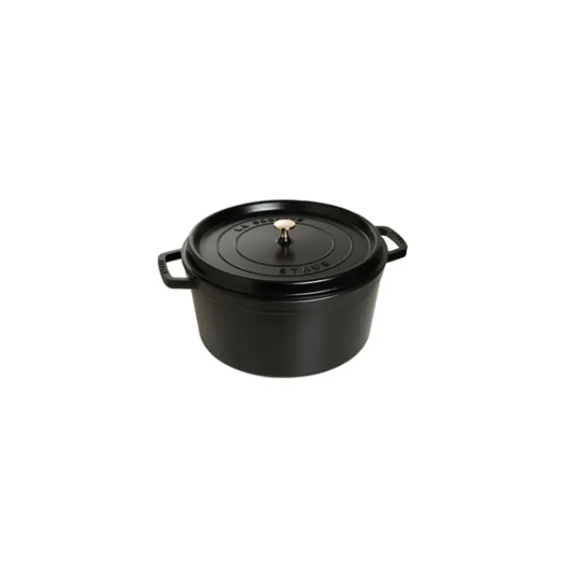 Cocotte En Fonte*STAUB Cocotte Fonte Ronde 26 cm Noir Mat 5,2 L