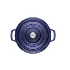 Cocotte En Fonte*STAUB Cocotte Fonte Ronde 26 cm Bleu Intense Majolique 5,2 L