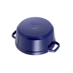 Cocotte En Fonte*STAUB Cocotte Fonte Ronde 26 cm Bleu Intense Majolique 5,2 L