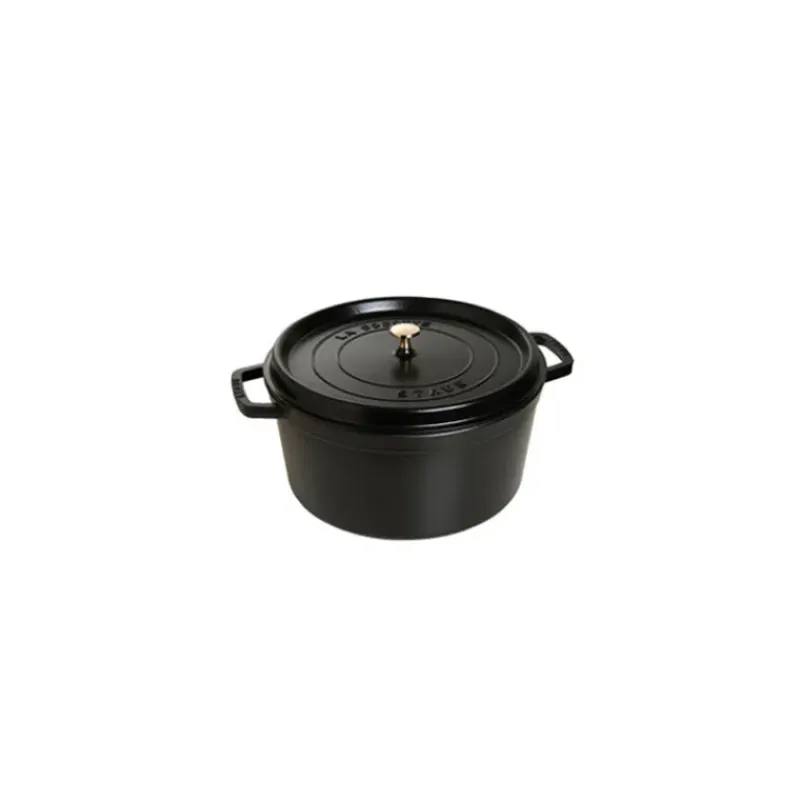 Cocotte En Fonte*STAUB Cocotte Fonte Ronde 22 cm Noir Mat 2,6 L