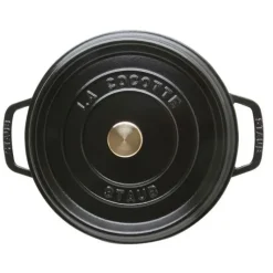 Cocotte En Fonte*STAUB Cocotte Fonte Ronde 20 cm Noir Mat 2,2 L