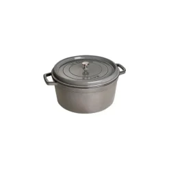 Cocotte En Fonte*STAUB Cocotte Fonte Ronde 34 cm Gris Graphite 12,6 L