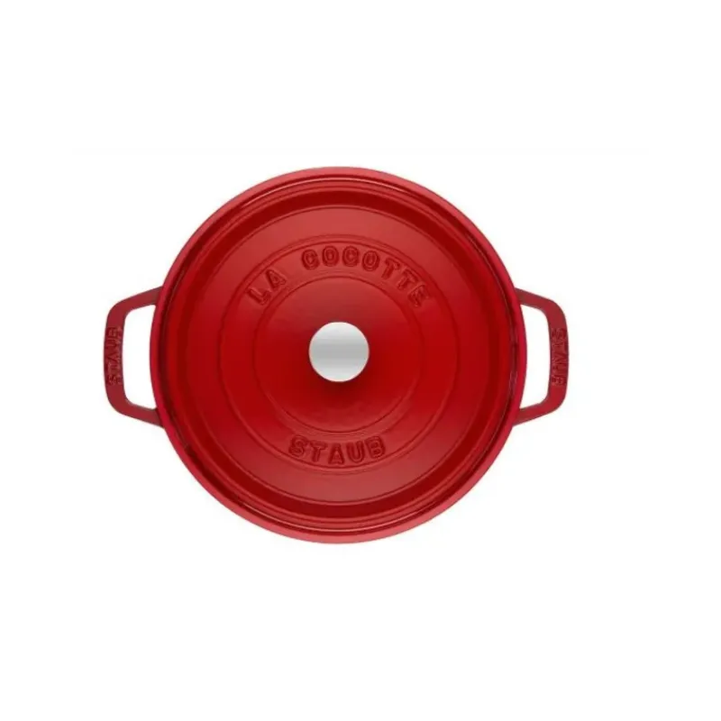Cocotte En Fonte*STAUB Cocotte Fonte Ronde 22 cm Rouge Cerise 2,6 L