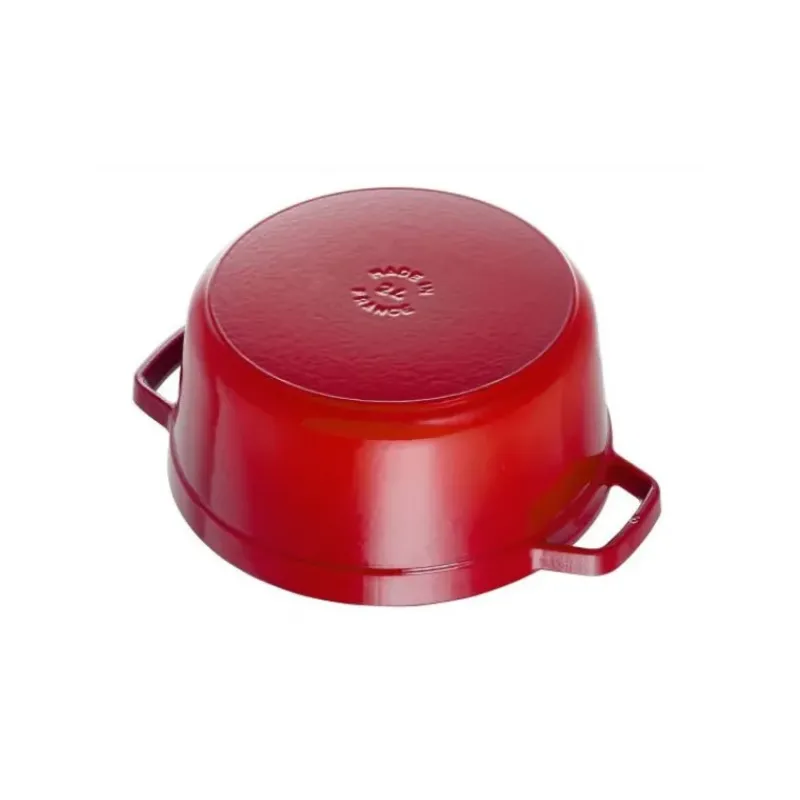 Cocotte En Fonte*STAUB Cocotte Fonte Ronde 22 cm Rouge Cerise 2,6 L