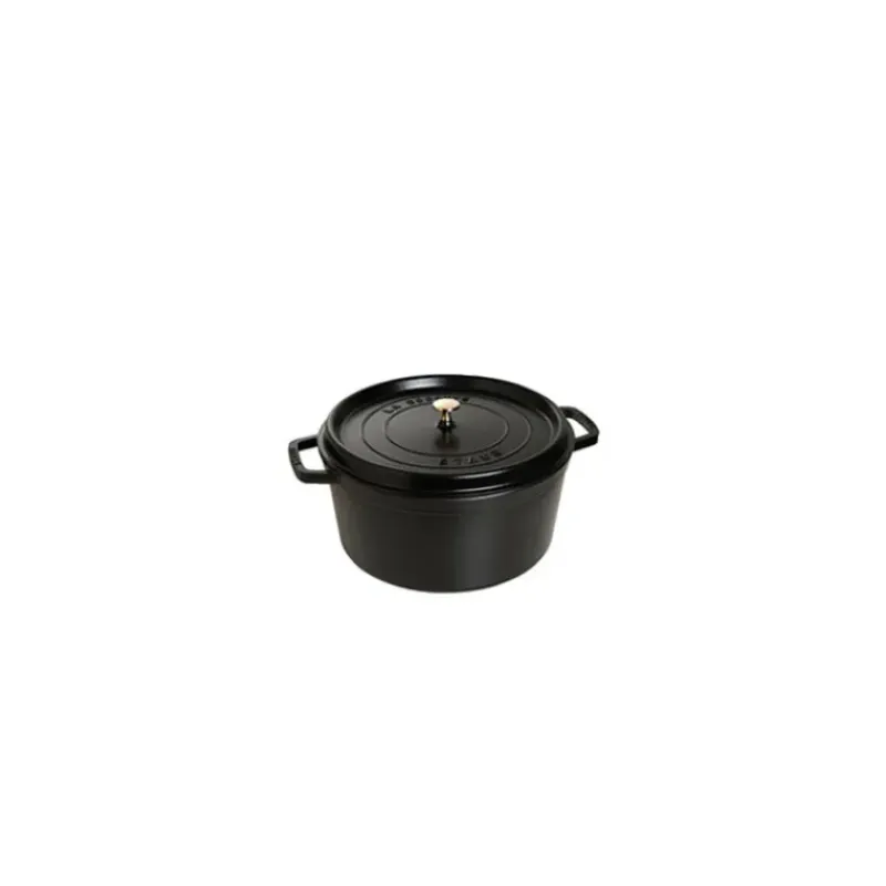 Cocotte En Fonte*STAUB Cocotte Fonte Ronde 12 cm Noir Mat 0,4 L