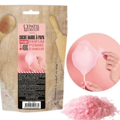 Décoration Comestible*PATISDECOR Sucre Barbe à Papa Pomme d'amour 400 g Patisdécor