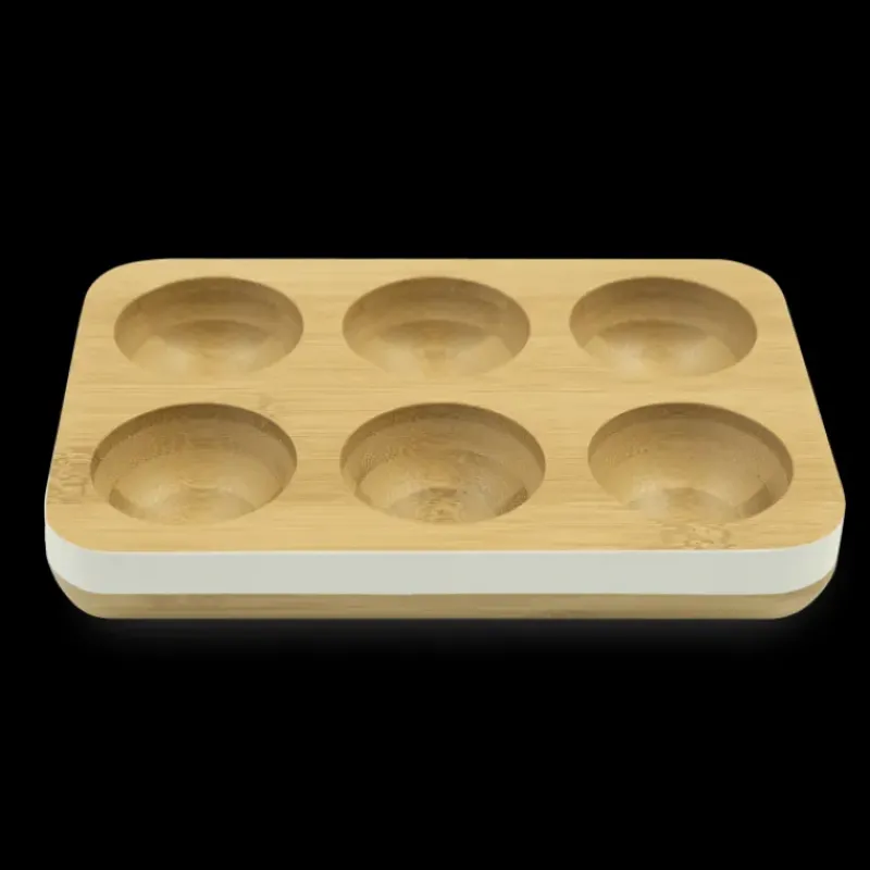 Conservation*PEBBLY Support à Œufs en Bambou