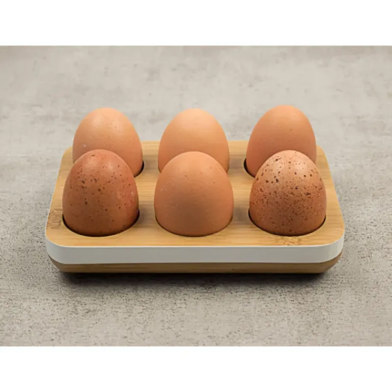 Conservation*PEBBLY Support à Œufs en Bambou