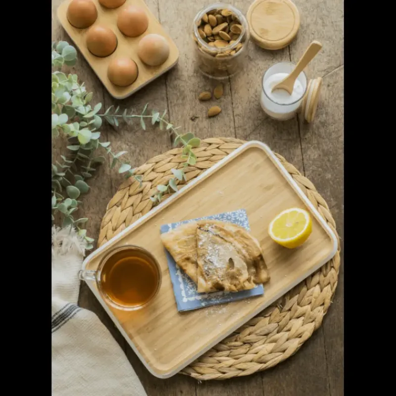 Conservation*PEBBLY Support à Œufs en Bambou