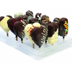 Moule Silicone*SILIKOMART Support avec encoches pour glaces et sucettes