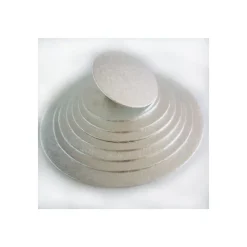 Présentoirs Pour Gâteaux*FUNCAKES Support Gâteau Rond Ø 20 x 0,4 cm Argenté