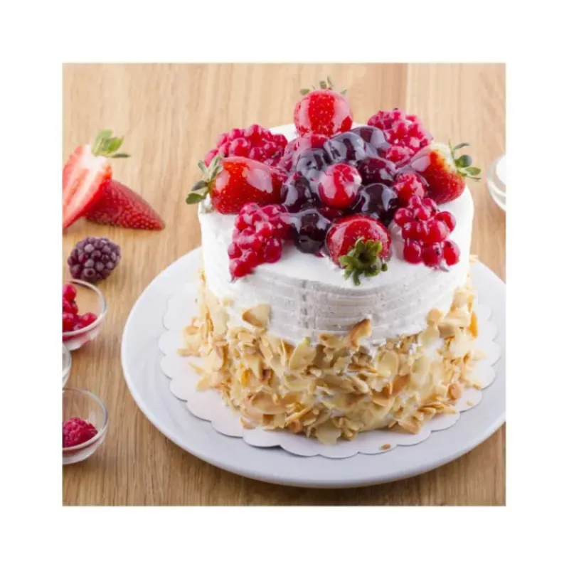 Présentoirs Pour Gâteaux*CROKUS Support Gâteau Ronds Festonnés 17 cm (x250)