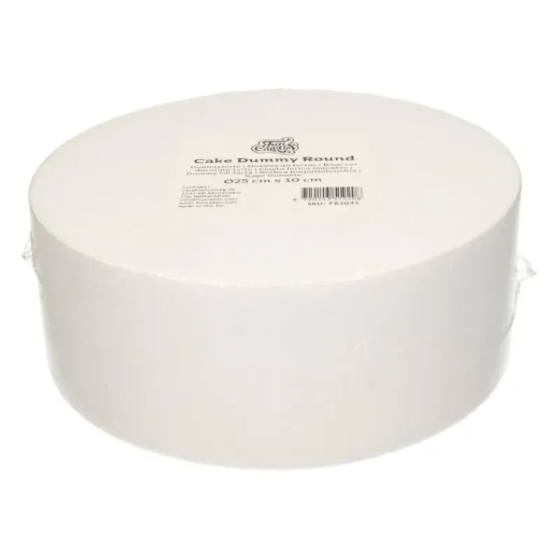 Présentoirs Pour Gâteaux*FUNCAKES Support polystyrène rond H10 cm Ø 25 cm