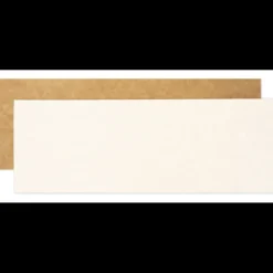 Présentoirs Pour Gâteaux*SCRAPCOOKING Supports à Gâteaux Kraft et Blanc Rectangle 10 x 30 cm (x5)