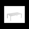 Mobilier Lounge|Salon De Jardin Professionnel*GROSFILLEX Table Basse Rectangulaire 100 x 60 cm Blanc Glacier Sunset