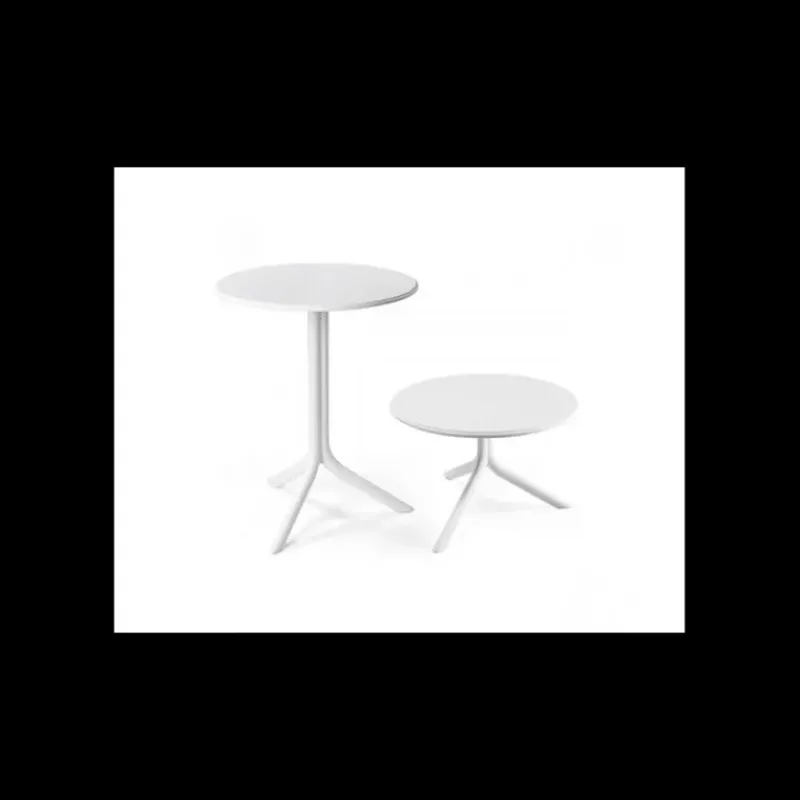 Mobilier Terrasse Restaurant*NARDI Table convertible en Polypropylène Spritz Blanche