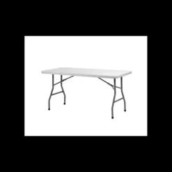 Mobilier Évènementiel*LYROSE Table Rectangulaire Blanche 6 Personnes Congrès