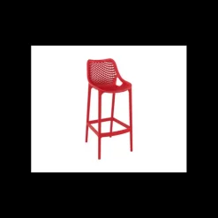 Mobilier Terrasse Restaurant*SIESTA Tabouret de Jardin Air Bar 75 Rouge