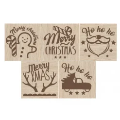 Emporte Pièce - Découpoir Pâtisserie*SCRAPCOOKING Tampon Biscuit Noël et Emporte-Pièce