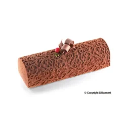 Moule Silicone*SILIKOMART Tapis Décor Bûche Arabesque Silicone Professional