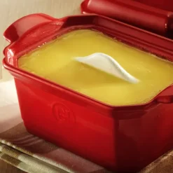 Terrines*EMILE HENRY Terrine à foie gras avec presse 0,6L - Couleur Grand Cru