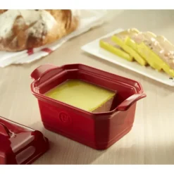 Terrines*EMILE HENRY Terrine à foie gras avec presse 0,6L - Couleur Farine