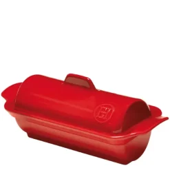 Terrines*EMILE HENRY Terrine à foie gras façon médaillon 0,6L - Couleur Grand Cru