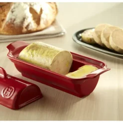 Terrines*EMILE HENRY Terrine à foie gras façon médaillon 0,5L - Couleur Farine