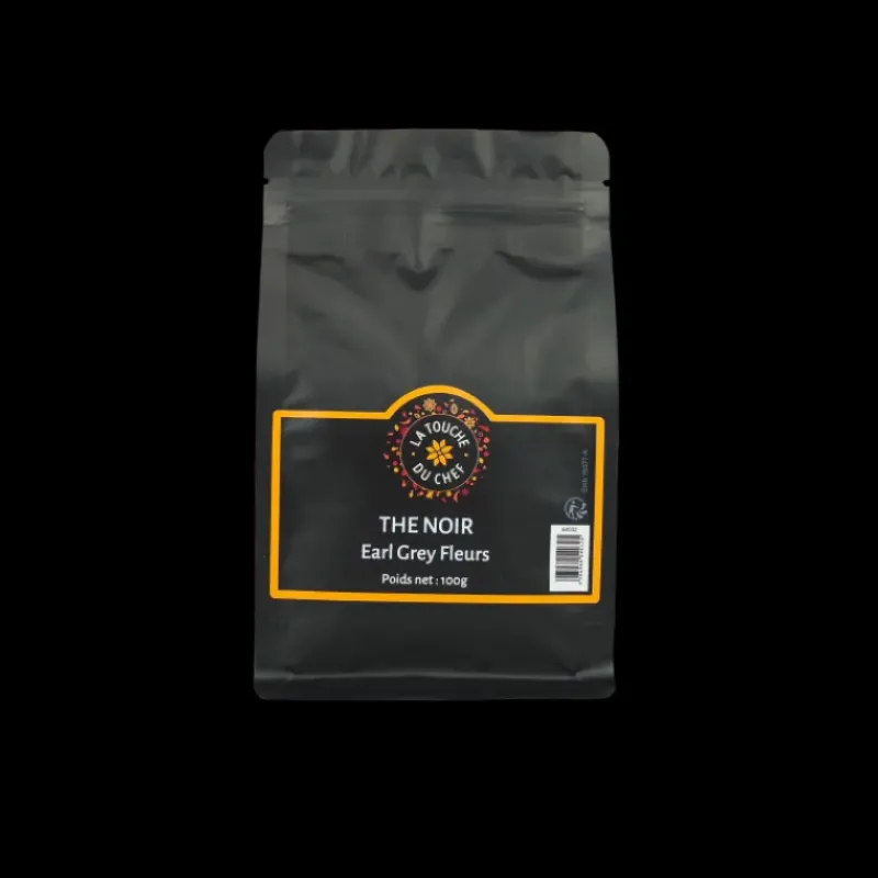 Thé*LA TOUCHE DU CHEF Thé Noir Earl Grey Fleurs 100g