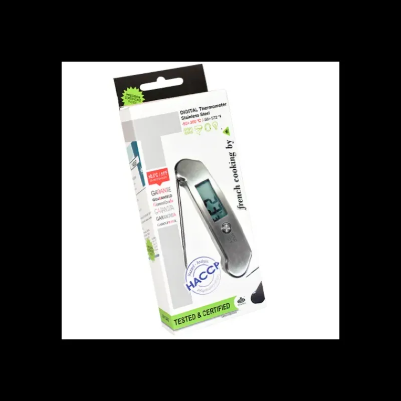 Thermomètre De Cuisine*ALLA FRANCE Thermomètre Digital HACCP Tout Inox