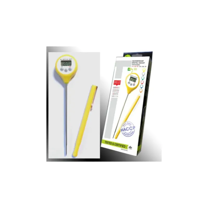 Thermomètre De Cuisine*ALLA FRANCE Thermomètre Digital étanche à sonde jaune -50°C à +200°C