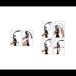 Accessoires Vin*ARCOS Tire-Bouchon à Levier Noir