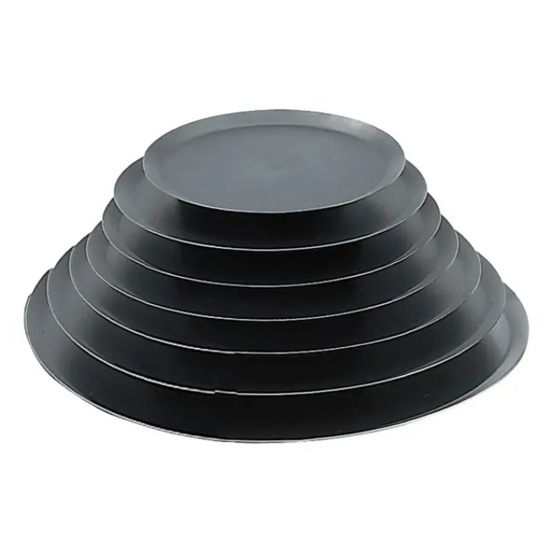 Moules À Gâteaux*DE BUYER Tourtière Ronde Ø 32 cm Tôle Bleuie