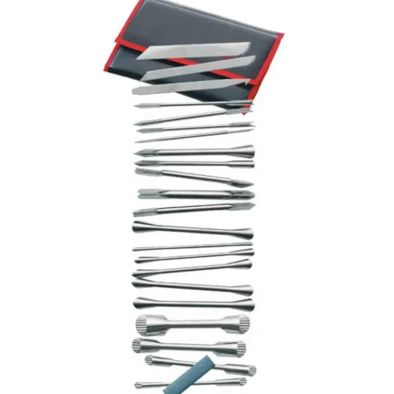 Décoration Et Sculpture Fruits Et Légumes*TELLIER Trousse 22 Outils + Pierre à Affuter