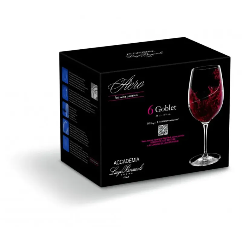 Verres*LUIGI BORMIOLI Verre à Pied 48 cl (x6) AERO