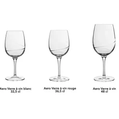 Verres*LUIGI BORMIOLI Verre à Vin Blanc 32.5 cl (x6) AERO