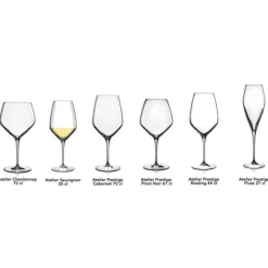 Verres*LUIGI BORMIOLI Verre à Vin Blanc Riesling/Tocai 44 cl (x6) ATELIER