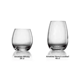 Verres*LUIGI BORMIOLI Verre à Whisky 34 cl (x6) AMETISTA
