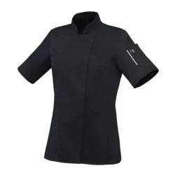 Veste De Cuisine*ROBUR Veste de Cuisine Femme Noire UNERA T.6