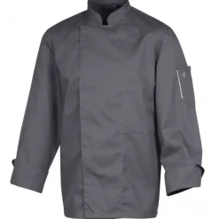 Veste De Cuisine*ROBUR Veste de Cuisine Mixte Anthracite NERO T.1 manche Longue