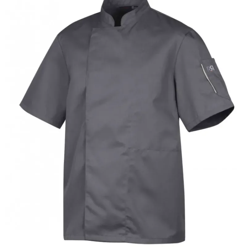 Veste De Cuisine*ROBUR Veste de Cuisine Mixte Anthracite NERO T.6