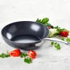 Woks*GREENPAN Wok en Céramique Ø 28 cm, collection BARCELONA PRO ™