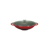 Woks*CHASSEUR Wok en Fonte 37 cm Rubis