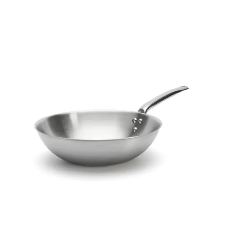 Woks*DE BUYER Wok Inox Ø 28 cm Alchimy