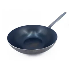Woks*DE BUYER Wok Tôle Bleue Ø 32 cm Blue Carbon